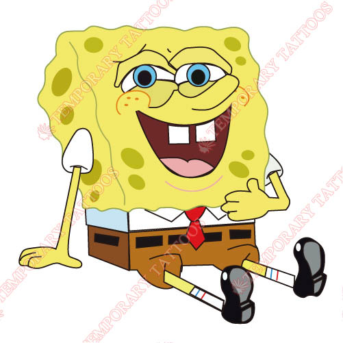 SpongeBob SquarePants Customize Temporary Tattoos Stickers NO.864